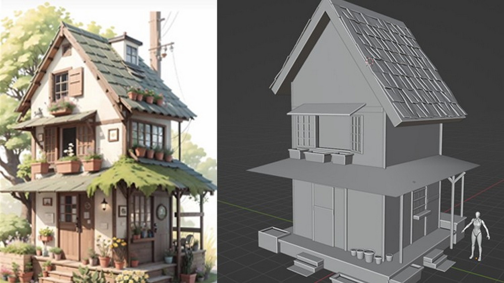 blender_substance_ue5.3创建迷人小屋