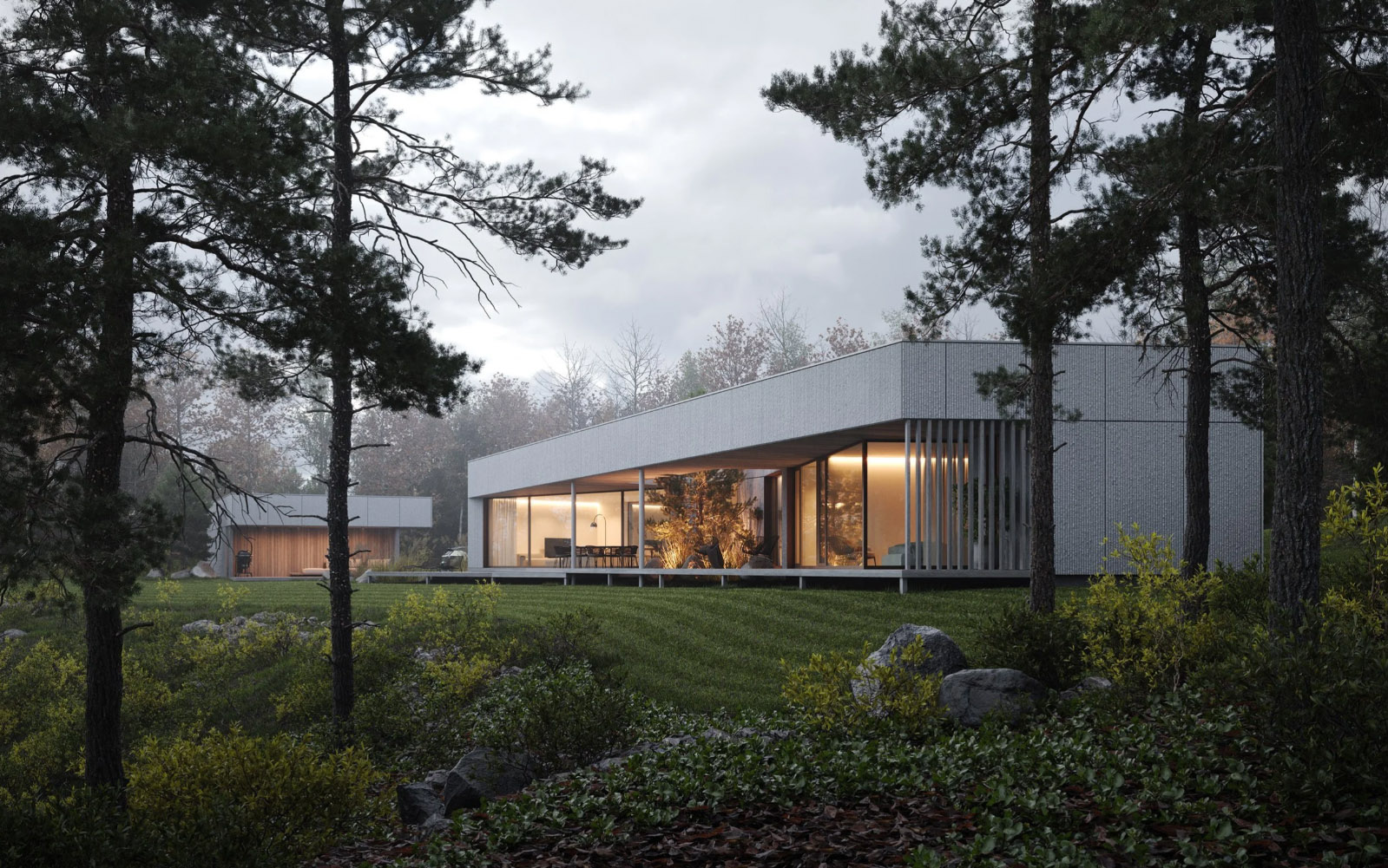 Bobak School Corona室外建筑可视